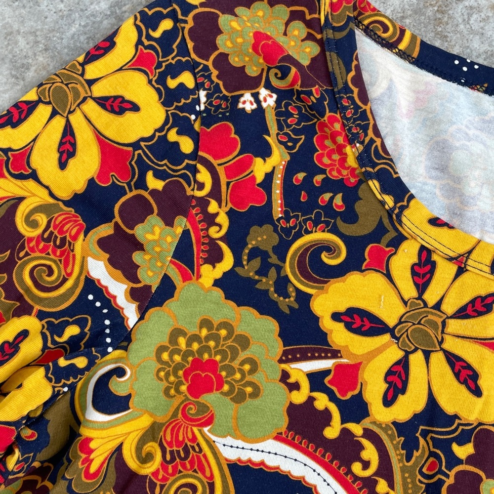 J. Crew Multicolor Patterned Garment - image 3